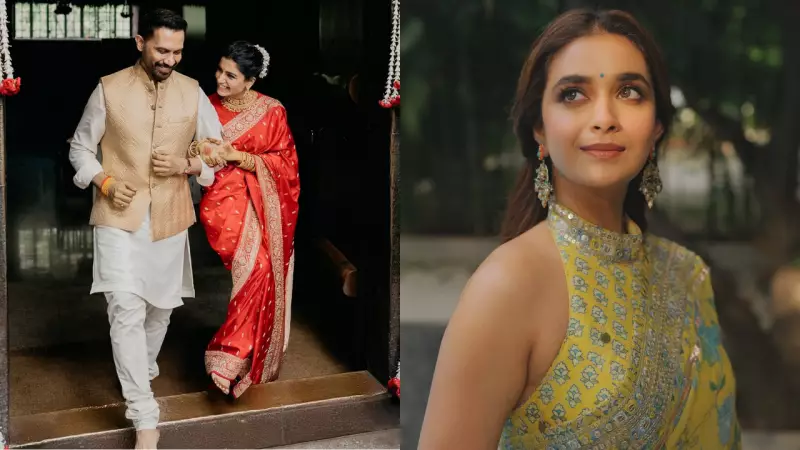 Keerthy Suresh Blesses Samantha & Raj's Spiritual Isha Wedding