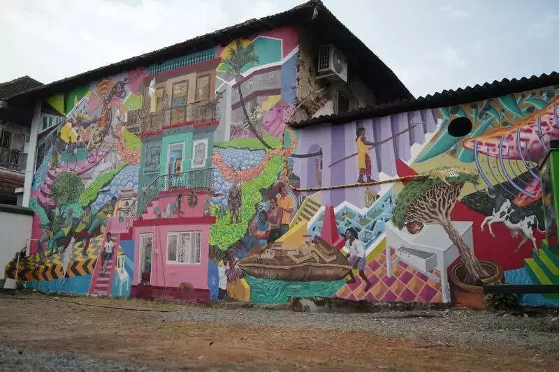 Kochi Biennale's Island Mural Project Transforms City Walls Until 2026