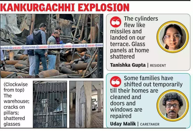 Kolkata Fire: Kankurgachhi Residents Traumatized After Oxygen Cylinder Blast