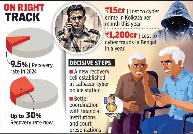 Kolkata Police Sets 50% Cyber Fraud Recovery Target After 30% Success