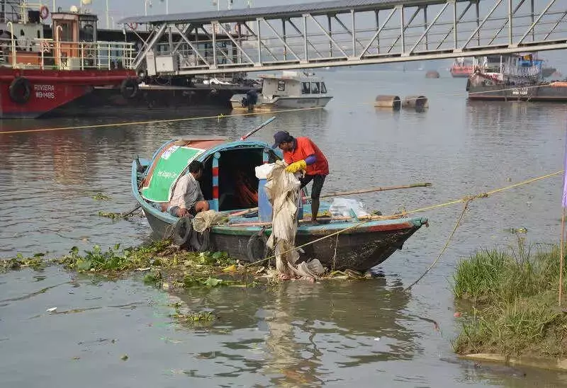 Kolkata's Hooghly River Clean-Up: 16 Tonnes of Waste Removed in 90 Days