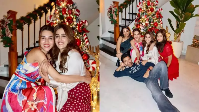 Kriti Sanon Shares Festive Family Moments in Late Christmas Post
