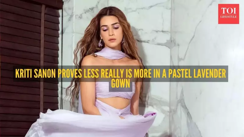 Kriti Sanon's Lavender Gown: How Subtlety Stole the Festive Spotlight