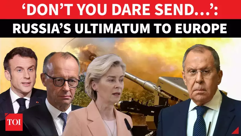 Lavrov Slams EU Plan For Ukraine Force As 'Brazen' Threat To Russia