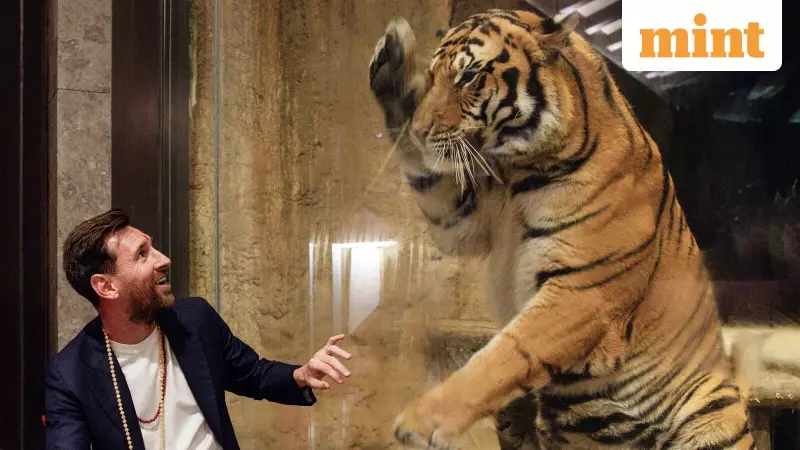 Lionel Messi Performs Hindu Rituals at Gujarat's Vantara, Praises Animal Rescue Mission