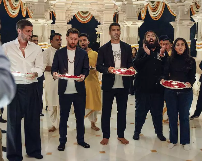 Lionel Messi Visits Vantara, Performs Puja with Anant Ambani