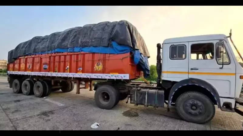 Liquor Truck Overturns in Gujarat's Sanand, Triggers Looting Frenzy