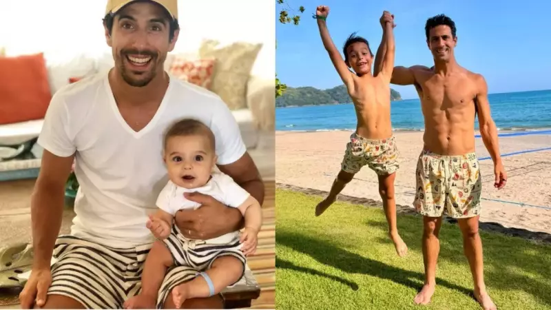 Lucas Di Grassi's Family Album: Formula E Star's Son Grows, His Abs Don't