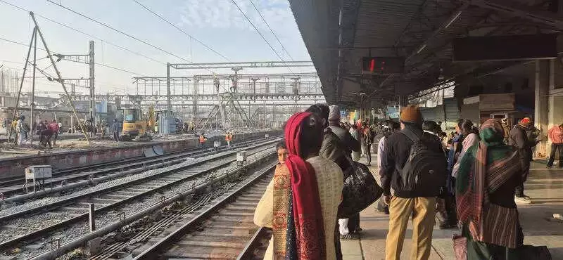 Ludhiana Railway Station Upgrade Sparks Passenger Chaos, Limited Seating