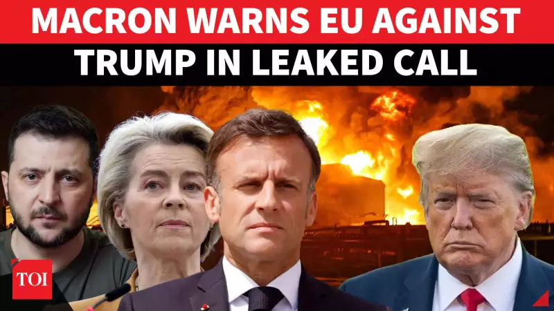 Macron's Leaked Warning: US May 'Betray' Ukraine in Peace Talks With Russia