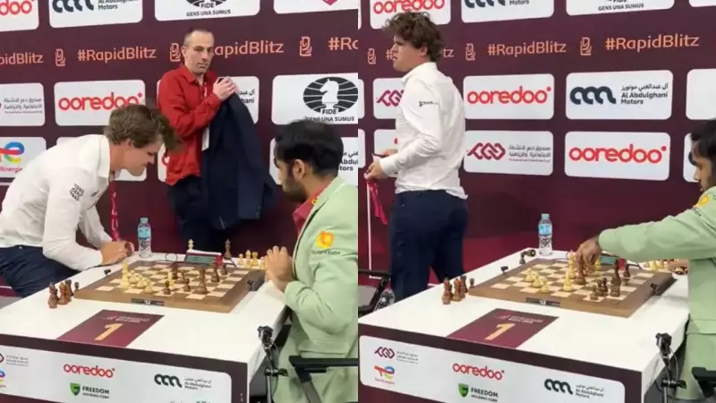Magnus Carlsen's Table Slam After Loss to India's Arjun Erigaisi Goes Viral