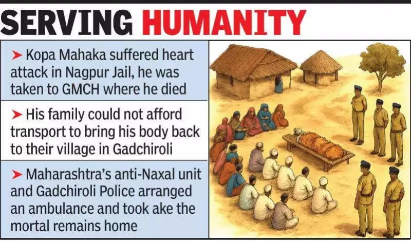 Maharashtra Police's Rare Gesture: Maoist Commander's Final Journey Home