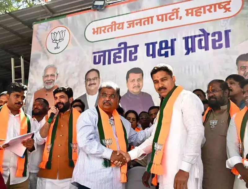 Major Political Shift in Pune: Key NCP, Sena (UBT) Leaders Join BJP Ahead of Civic Polls