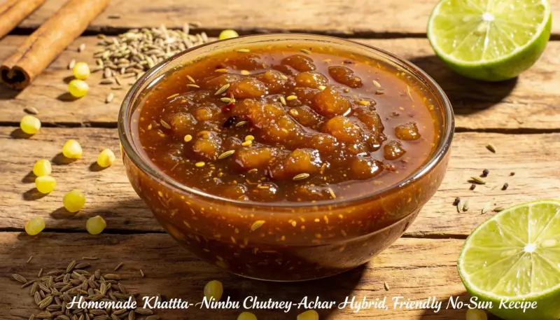 Make Perfect Lemon Pickle in 30 Mins: No Sun Needed, Lasts 1 Year