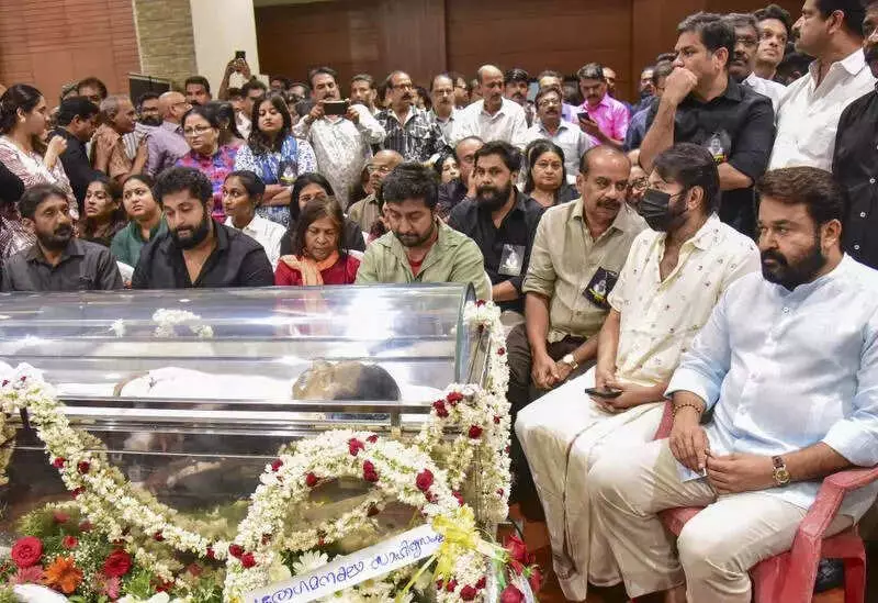 Malayalam Cinema Bids Farewell to Sreenivasan: Mammootty, Fans Gather in Kochi