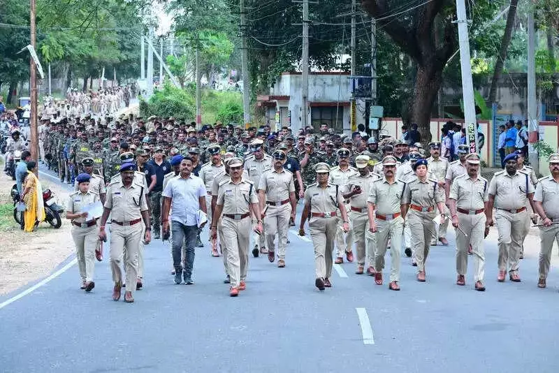 Massive Security for Srirangapatna's Sankirtana Yatra: 1,200 Police, 150 CCTVs Deployed