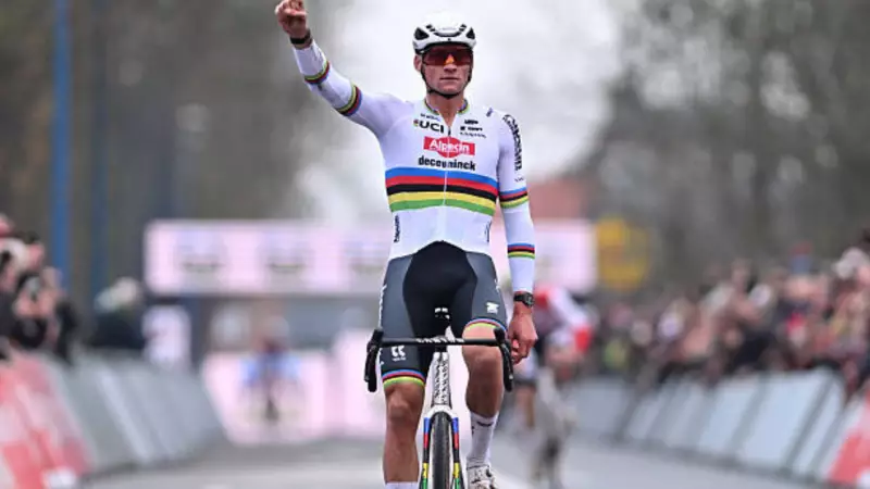Mathieu van der Poel Wins Amid Vape Smoke Distraction, Keeps 100% Record