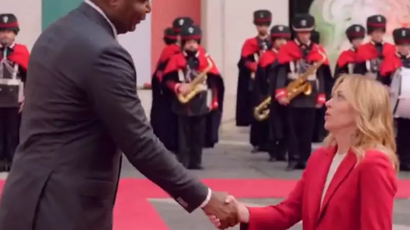 Meloni's Viral Reaction to 6'8" Mozambique President Sparks Meme Fest