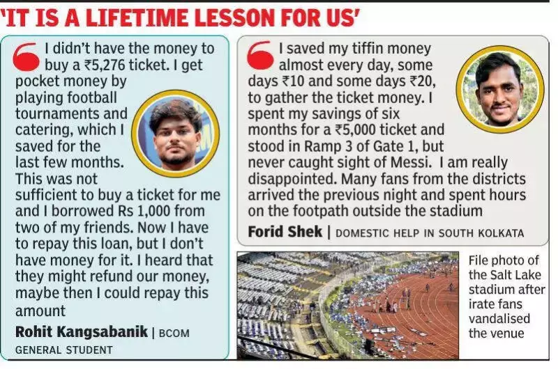 Messi Mayhem in Kolkata: Fans' Dreams Shattered by Stadium Chaos