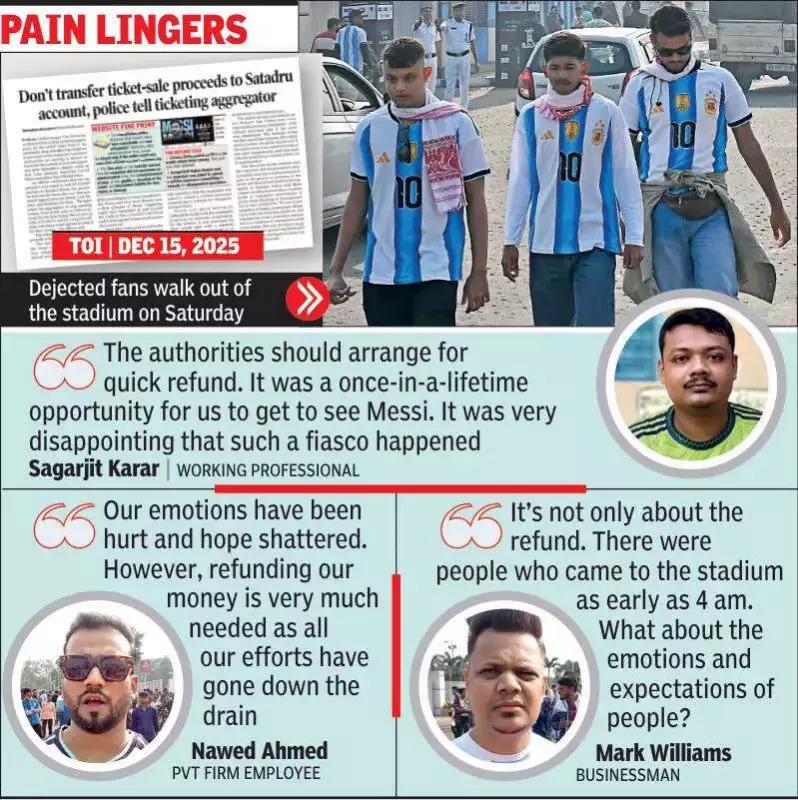 Messi No-Show: Kolkata Fans Await Refunds, State Aims for 10-Day Resolution