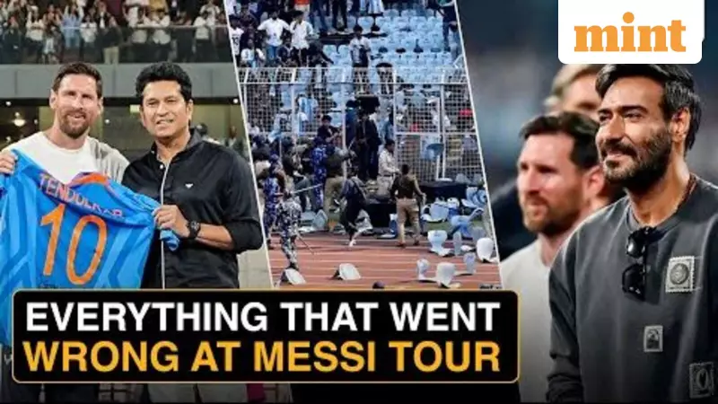 Messi's India Tour Sparks Fan Fury: From Kolkata to Mumbai Stadiums