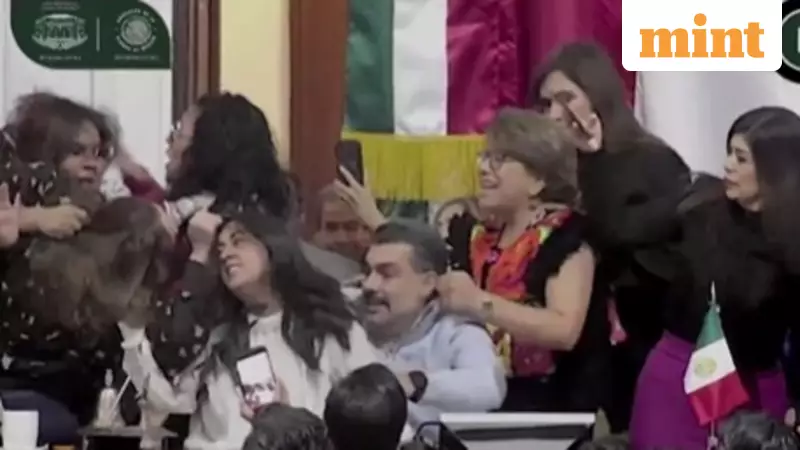 Mexico City Congress Erupts: Women Lawmakers Brawl Live Over Transparency Bill