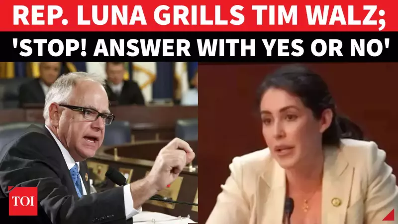 Minnesota Clash: Rep. Luna Grills Gov. Walz on China Links as Dems Stay Silent