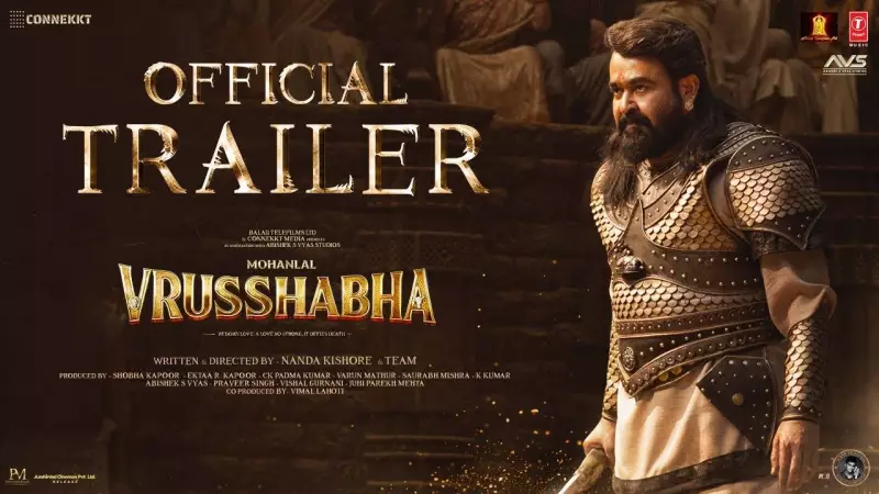 Mohanlal's 'Vrusshabha' Hindi Trailer Released: Action, Intrigue Unleashed