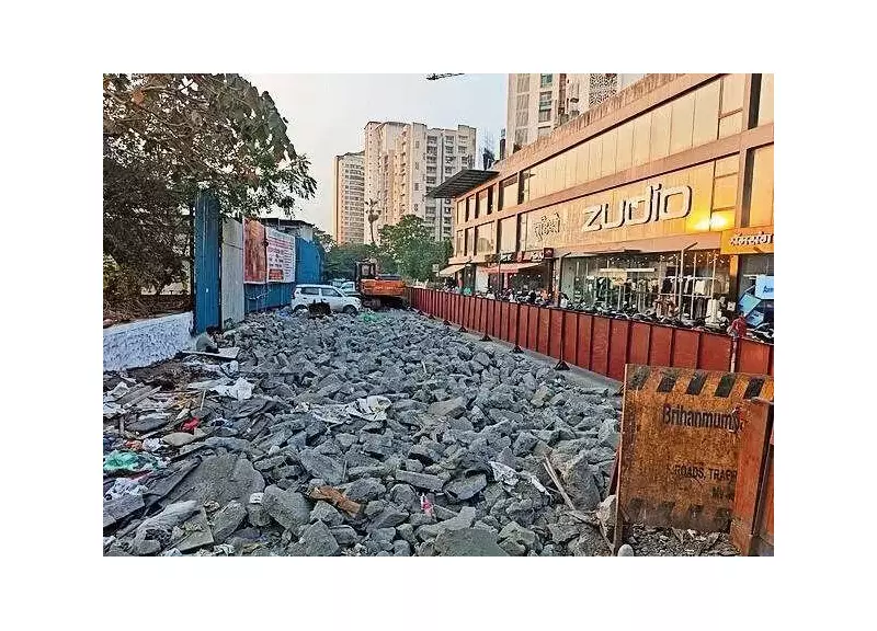 Mumbai's Chandivali Road Dug Up Months After Concretisation, Residents Fume