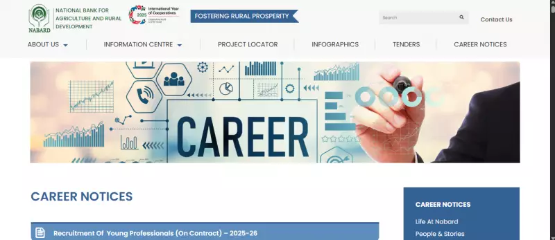 NABARD Young Professional Program 2025-26: 44 Vacancies, Apply by Jan 12