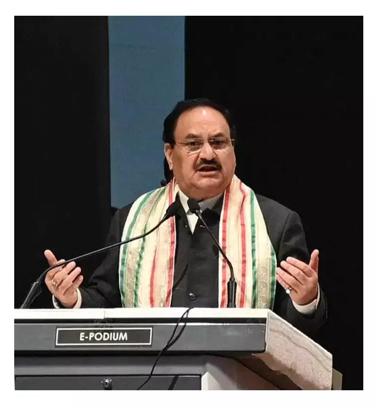 Nadda: Healthcare Now Reaches Poorest, 23 AIIMS Built, 62 Cr Under Ayushman Bharat
