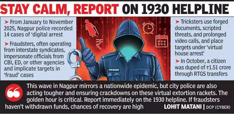 Nagpur Loses Rs 6 Crore to 'Digital Arrest' Frauds in 11 Months