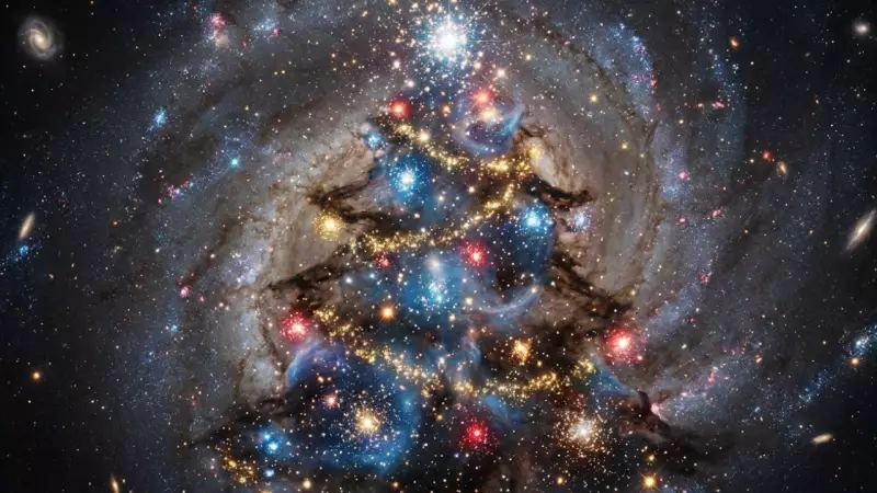 NASA's Cosmic Christmas Tree: Stunning Nebula Image Lights Up Festive Season