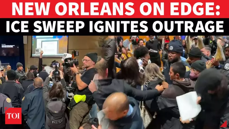 New Orleans Council Meeting Stormed: Protesters Clash With Police Over ICE Operations