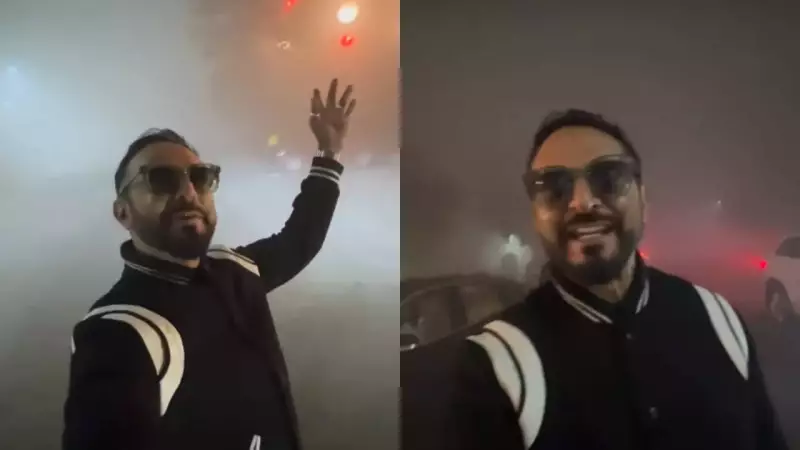 Nikhil Chinapa's 2 AM Delhi Smog Video Sparks Flight Safety Concerns