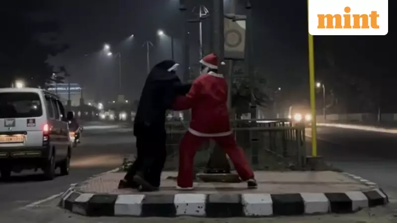 Nun vs Santa Brawl in Odisha Goes Viral: 412K Likes & Hilarious Netizen Reactions