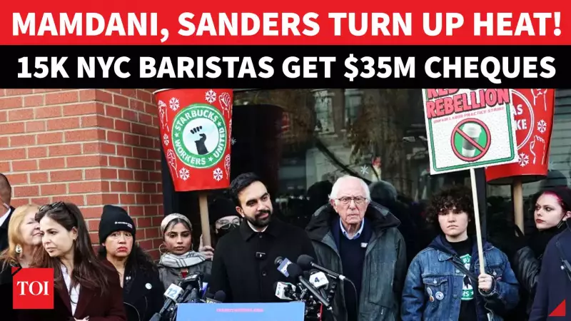 NYC Starbucks Strike Wins $35M After Mamdani & Sanders Join Picket Line