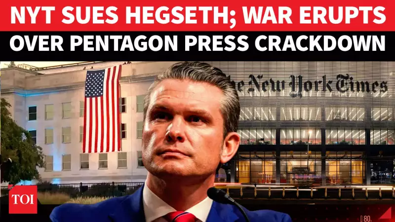NYT Sues Pentagon Over Press Access Policy; First Amendment Clash in Court