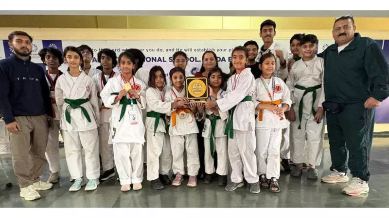 Over 350 Students Compete in Noida's 1st Inter-School Taekwondo Championship 2025