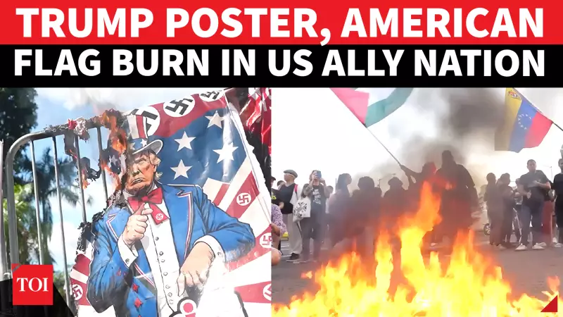 Panama Marks 36 Years Since US Invasion: Flag Burned, Trump Effigy Torched