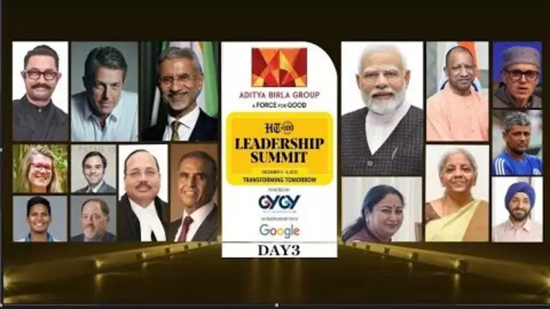 PM Modi Arrives at HTLS 2025 in Delhi, Keynote Address Imminent