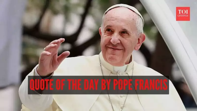 Pope Francis Redefines Societal Greatness: A Call for Compassion