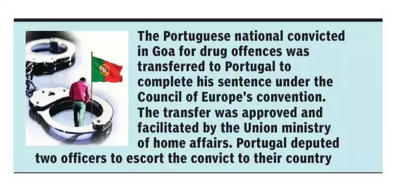 Portuguese Drug Convict Transferred to Portugal After 11 Years in Goa Jail