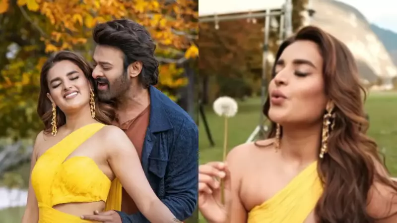 Prabhas' Laugh Spotted in 'Sahana Sahana' BTS; Nidhhi Agerwal's Fun Moments Revealed