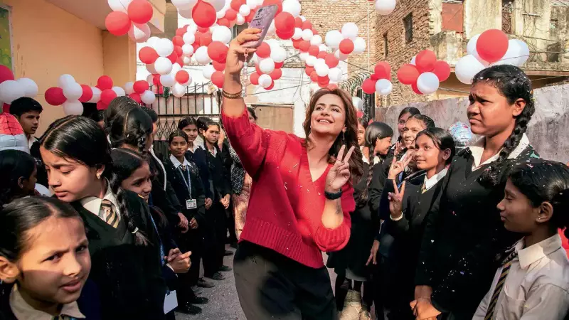 Prachi Tehlan Spreads Christmas Cheer with Underprivileged Kids in Gurgaon