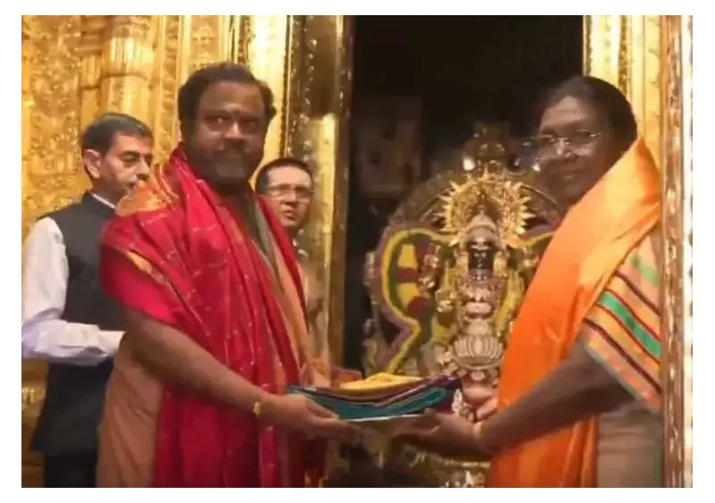 President Murmu Visits Vellore's Golden Temple, Over 1,000 Police Deployed