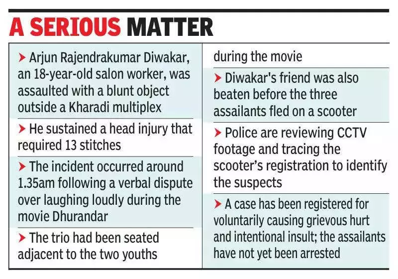 Pune: 18-Year-Old Gets 13 Stitches After Assault Over Laughing in Movie Theatre