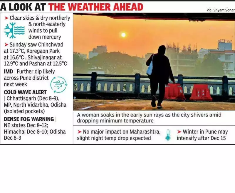 Pune Braces for Cooler Mornings as IMD Predicts Temperature Drop