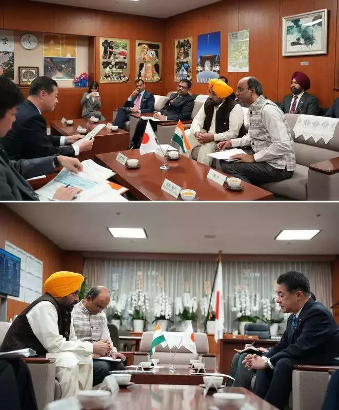 Punjab CM Mann Pitches State to Japanese Giants for Investment in Key Sectors