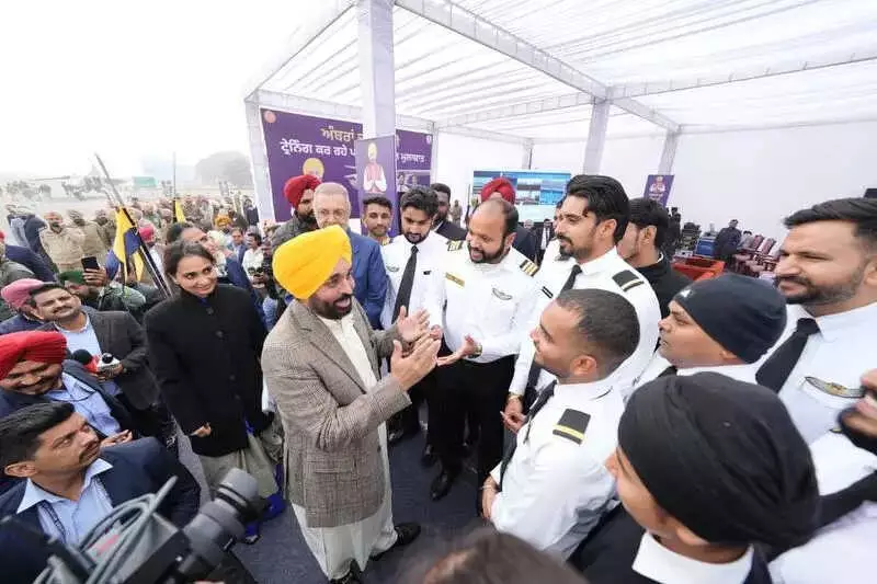 Punjab CM Unveils Aviation Plan: 50% Subsidy for Pilot Training, Rs 7 Cr Museum